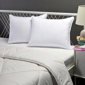 Amazon Basics Down Alternative Pillows for Stomach and Back Sleepers